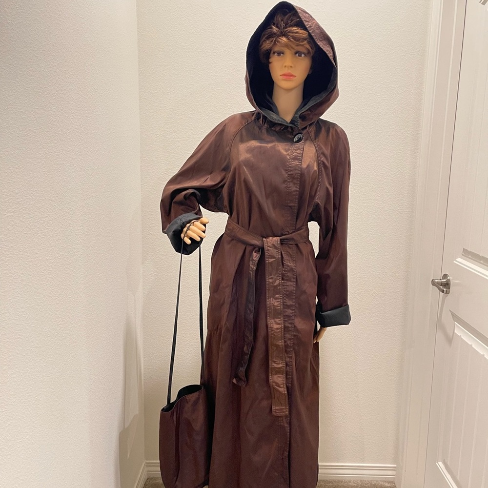 Vintage 1980s maxi raincoat woman’s OS